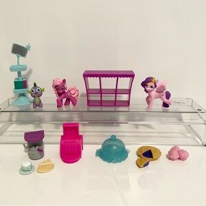 My Little Pony On The Go Cheerilee Just Play Pipp Petals Spike Mini Figures Lot